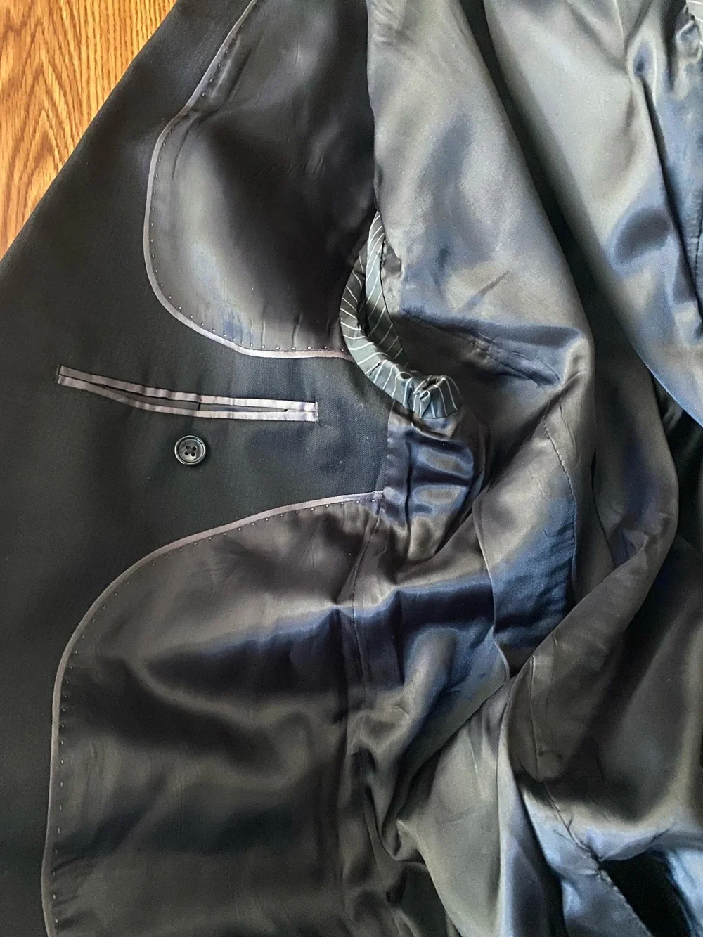 Marc Anthony Black Two-Button Suit Jacket